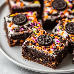 The arrival of Halloween brings not only spooky decorations and costumes but also the perfect opportunity to indulge in themed treats. One such delight is the Spooktacular Halloween Oreo Brownies, a rich and fudgy dessert that combines the beloved flavors of chocolate and cookies while allowing the festive spirit to shine through with colorful sprinkles. This recipe encapsulates the fun of Halloween while satisfying your sweet tooth in the best way possible.