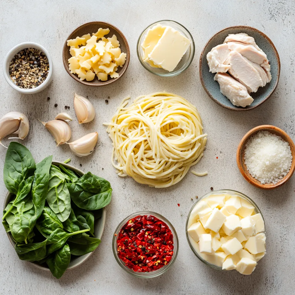 The Garlic Butter Chicken Pasta Delight is a sumptuous amalgamation of creamy textures and robust flavors that create an unforgettable dish. This recipe brings together tender chicken, al dente pasta, and a sauce rich in garlic and butter, making it a perfect meal for any occasion. The interplay between the savory chicken and the garlic-infused buttery sauce, wrapped around perfectly cooked pasta, delivers a comfort food experience that satisfies the taste buds and warms the soul.