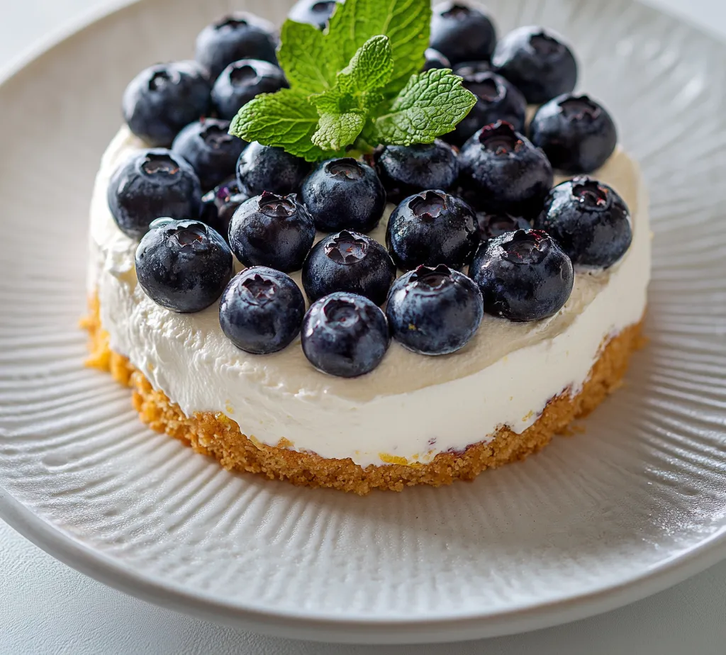 The No-Bake Luminous Lemon Blueberry Cream Cake is a delightful and refreshing dessert that encapsulates the essence of summer in each bite. Bursting with vibrant flavors, this cake combines the zesty brightness of lemon with the sweetness of blueberries, creating a harmonious blend that is as pleasing to the palate as it is to the eye. Its creamy filling and crunchy graham cracker crust offer an irresistible contrast that is both luxurious and light, making it the ideal treat for hot days.