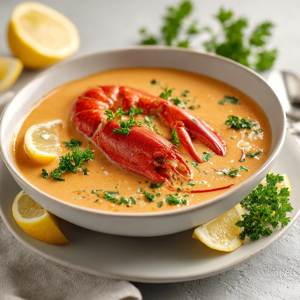 The rich, velvety texture of Lobster Delight Bisque makes it a standout dish, perfect for special occasions or a cozy night in. This recipe combines the delicate flavors of fresh lobster, aromatic vegetables, and a touch of cream, creating a luxurious experience for your palate. The complexity of flavors and the silky consistency of this bisque not only tantalizes the taste buds but also elevates the dining experience to a gourmet level.