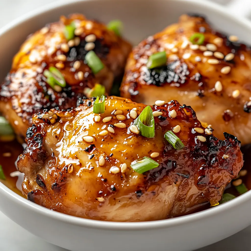 Garlic Miso Chicken Delight is a flavorful dish that beautifully combines the umami richness of miso paste with the aromatic intensity of garlic. The marinade infuses the chicken thighs with an exquisite balance of savory, sweet, and tangy flavors, making it a delectable option for a quick weeknight dinner or an impressive dish to serve at gatherings. The combination of these ingredients results in juicy, tender chicken that holds an enticing golden-brown crust, drawing everyone to the table.