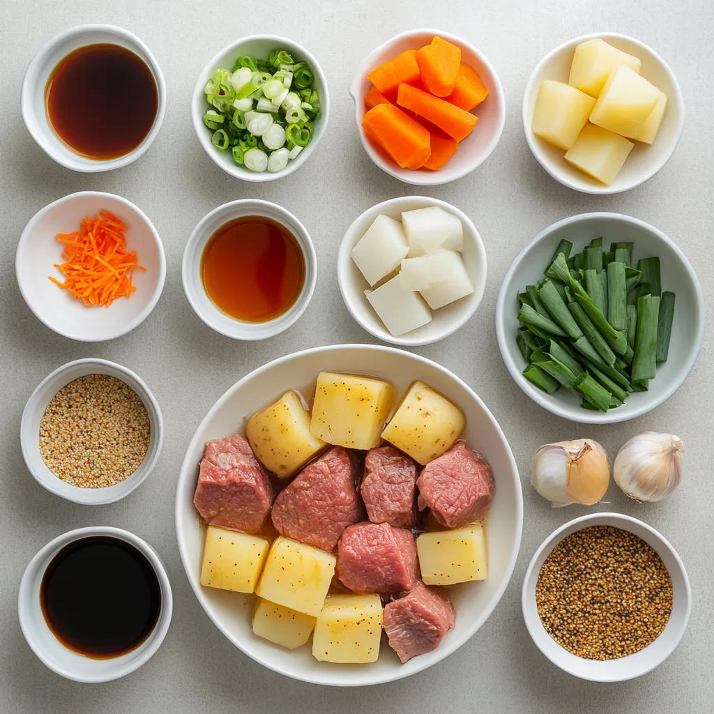 The comforting embrace of Japanese cuisine can often be found in its warm, hearty dishes that bring both flavor and nostalgia to the table. One such dish is Nikujaga, a beloved one-pot stew that embodies the heart of home-cooked Japanese meals. This recipe showcases tender beef, vivid vegetables, and a savory broth, making it a go-to favorite in households across Japan. With its roots deeply embedded in the daily lives of families, Nikujaga is not just a meal; it conjures memories of home, love, and care.