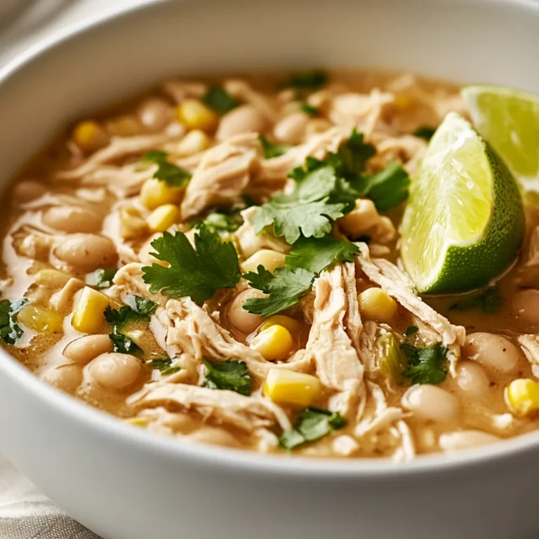 Creamy White Chicken Chili Extravaganza is a comforting dish that fills your home with inviting aromas, making it an ideal choice for chilly evenings or gatherings with friends and family. This recipe combines tender shredded chicken, hearty white beans, and a medley of spices simmered in a creamy broth, creating a luscious texture that soothes your palate. Perfect for weeknight dinners or a leisurely weekend meal, this chili offers hearty satisfaction and a wealth of flavors in every bowl.