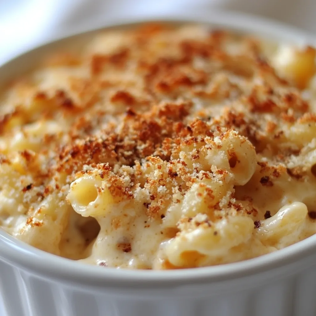 The ultimate comfort food, creamy cheesy baked macaroni blends the perfect combination of rich cheeses, tender pasta, and a crispy topping. This delightful dish is not only a crowd-pleaser, making it ideal for family gatherings or cozy nights in, but it also offers a creamy texture that melts in your mouth. The harmonious blend of sharp cheddar, mozzarella, and a hint of Parmesan cheese creates a delectable flavor profile that is both satisfying and indulgent. Whether served as a side dish or as a main course, this recipe is sure to bring warmth and joy to any meal.