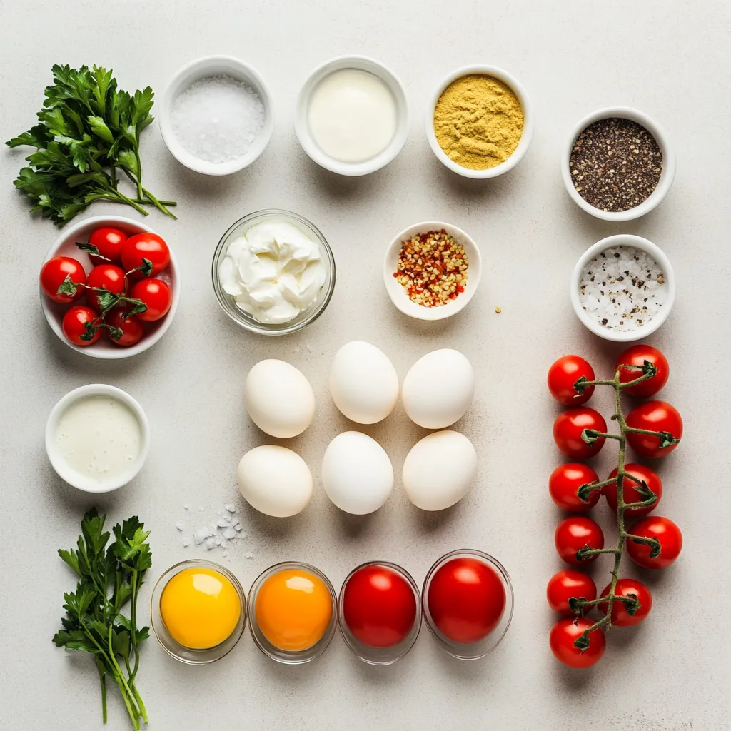 Festive Christmas Tree Deviled Eggs are a delightful twist on a classic appetizer, perfect for holiday gatherings. These visually stunning treats not only taste amazing but also bring festive cheer to your table. The idea of transforming traditional deviled eggs into a Christmas tree triangular design using brightly colored “ornaments” will surely impress anyone who lays eyes on them. Whether you're hosting a family feast or attending a potluck, this recipe promises to captivate both the eyes and taste buds of your guests, making it an ideal addition to any holiday spread.