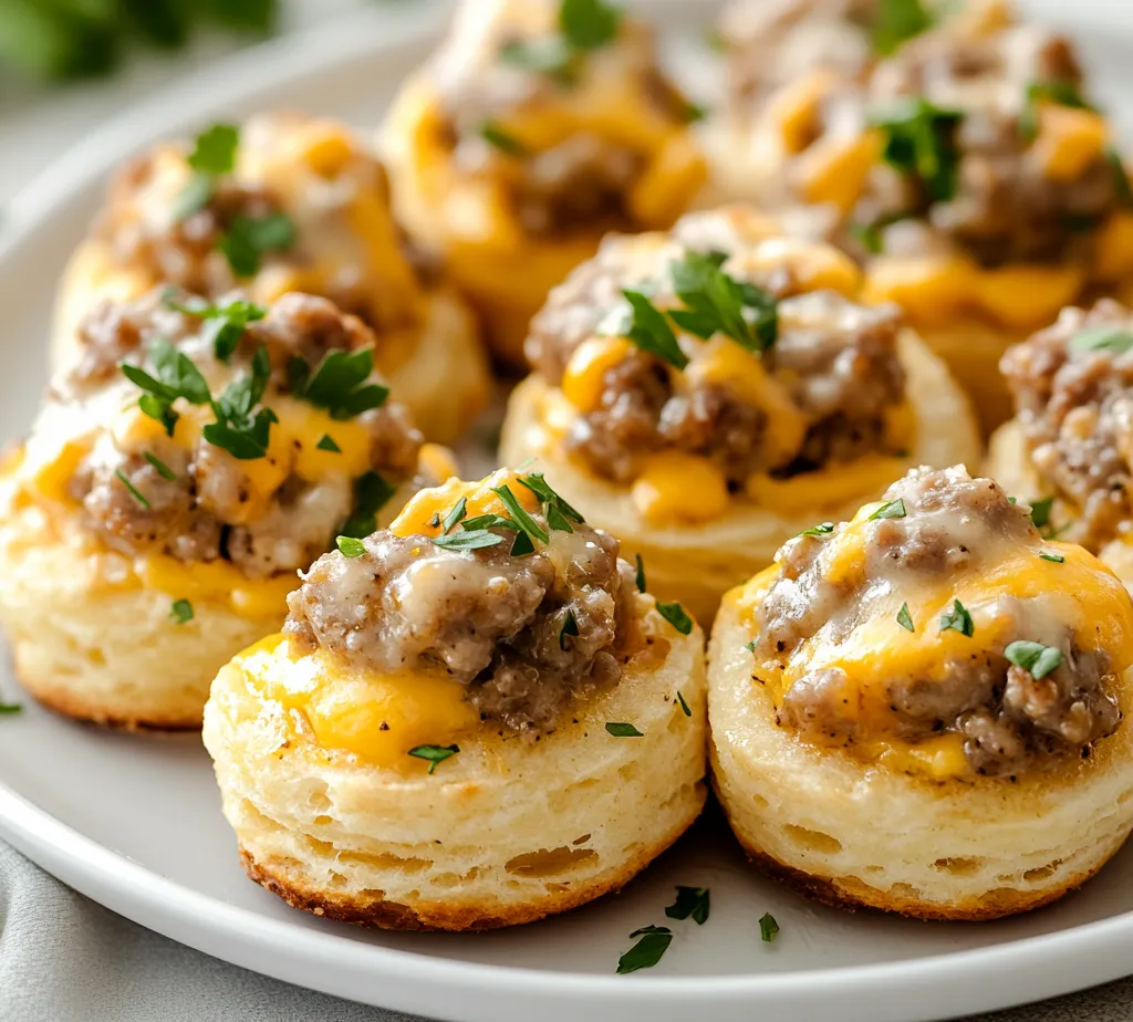 Exploring delightful bites of flavor can elevate any gathering or meal. One such culinary gem is the Mini Sausage Gravy Biscuit Bites, perfect for brunch or as a party appetizer. These irresistible mini bites encapsulate the essence of comfort food through their rich sausage gravy, held within buttery biscuits, making them a hit for kids and adults alike. With layers of savory breakfast sausage, creamy homemade gravy, and melting cheddar cheese, every bite promises a delicious explosion of flavor.