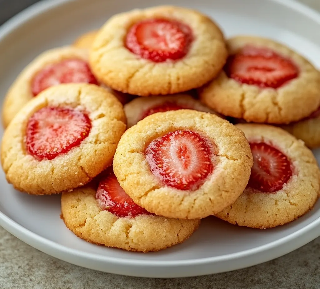 The irresistible blend of creamy cheesecake and fresh strawberries comes to life in these Strawberry Cheesecake Cookie Bliss treats. Ideal for any occasion, this recipe brings together delightful flavors and textures that will captivate cookie lovers everywhere. Each bite of these cookies offers a perfect balance of sweet and tangy, tempering the richness of the cream cheese with the refreshing taste of strawberries. Not only are they a delightful dessert, but they also make a charming addition to any gathering or celebration, bringing a touch of elegance to your table.