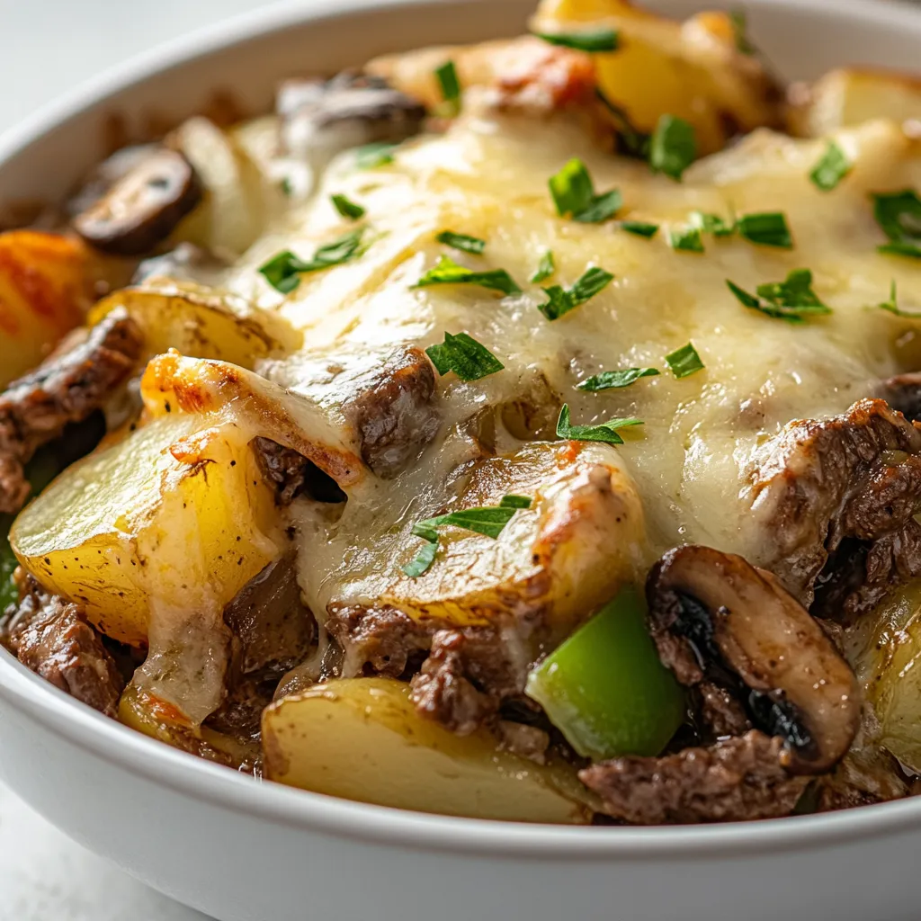 Casserole dishes have earned a beloved place in kitchens across the world. They've become synonymous with comfort food, bringing together layered flavors and textures, often baked or cooked slowly to develop deeper tastes. Among the myriad of casserole options available, the Crockpot Cheesesteak Potato Casserole stands out as an ultimate comforting meal, perfectly embodying the balance of rich flavors and hearty satisfaction. This dish marries the elements of a classic cheesesteak with tender layers of creamy potatoes, all cooked conveniently in a slow cooker.