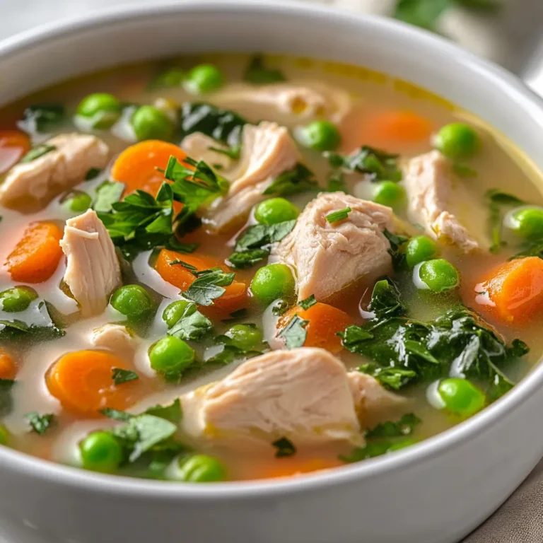 Wholesome Chicken Pot Pie Soup is a comforting dish that beautifully captures the flavors of traditional chicken pot pie in a hearty soup form. With its rich combination of chicken, vegetables, and creamy broth, this recipe is perfect for chilly nights and provides a nurturing meal option for families and friends gathered together. The beauty of this soup lies in its simplicity, transforming the beloved pie into a hassle-free yet equally satisfying dish that warms both body and soul.