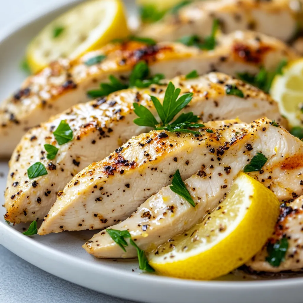 Grilled chicken is a staple in many households, celebrated for its versatility and the ease with which it can be prepared. The magic truly shines through when chicken is marinated, allowing flavors to penetrate the meat, resulting in a dish that is not only juicy but also bursting with taste. One standout option is Zesty Lemon Pepper Grilled Chicken Breast, a recipe that brings a bright, citrusy twist to a classic. The combination of lemon juice and pepper gives this chicken a refreshing zing that can elevate any meal.