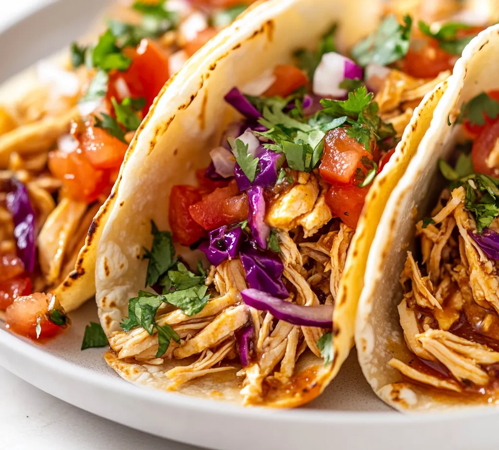 Garlic Butter Honey BBQ Chicken Tacos are not just a meal; they are a celebration of flavors that delight the palate with each bite. These tacos bring together tender, juicy chicken thighs coated in a luscious garlic butter sauce paired with sweet and savory BBQ sauce. With the combination of spices and fresh toppings, these tacos cater to both comfort food lovers and those seeking a quick, satisfying dish.