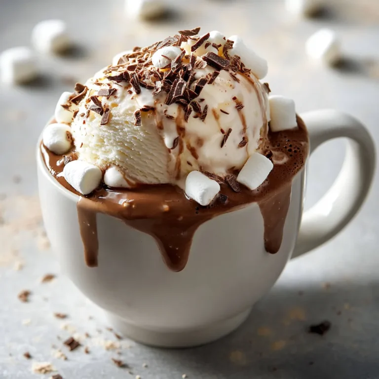 Decadent Hot Chocolate Cocoa Float is the epitome of comfort in a cup. Combining rich chocolate flavors with the creamy textures of ice cream and whipped cream, this indulgent drink not only satisfies your sweet tooth but also warms you from the inside out. Perfect for cold winter evenings or as a special treat for gatherings, this recipe elevates the classic hot chocolate experience. With each sip, you experience a blissful blend of warmth and sweetness that can make even the coldest days feel cozy.