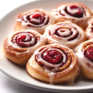 The world of baked goods is filled with comforting delights, and Cherry Cinnamon Rolls stand at the heart of this treasure trove. These soft, fluffy rolls feature a vibrant cherry filling complemented by the warm, aromatic spices of cinnamon. The delightful combination of the sweet and tart cherries enveloped in a rich dough creates an irresistible treat that is perfect for sweet breakfast moments, brunch gatherings, or even a cozy afternoon snack. The intoxicating aroma that fills your kitchen while these rolls bake transforms anticipation into enjoyment even before the first bite.