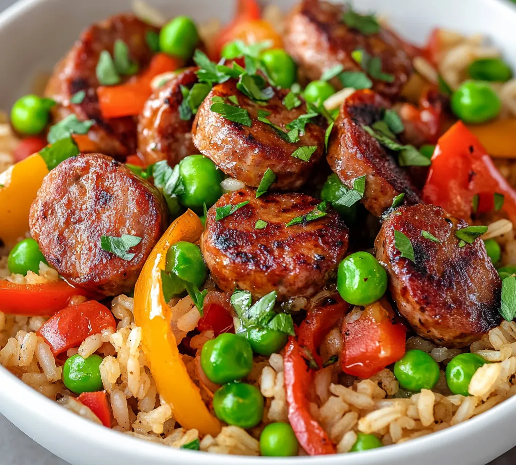 Cajun Honey Garlic Sausage & Rice Skillet Delight is a hearty, one-pot meal that captures the vibrant and robust flavors typical of Cajun cooking. This dish intricately balances the smokiness of sausage with the sweetness of honey and the kick from Cajun spices, making it a must-try for both casual dinners and special gatherings. The simplicity of the skillet preparation complements the rich blend of spices, creating a comforting and satisfying meal for family or friends.