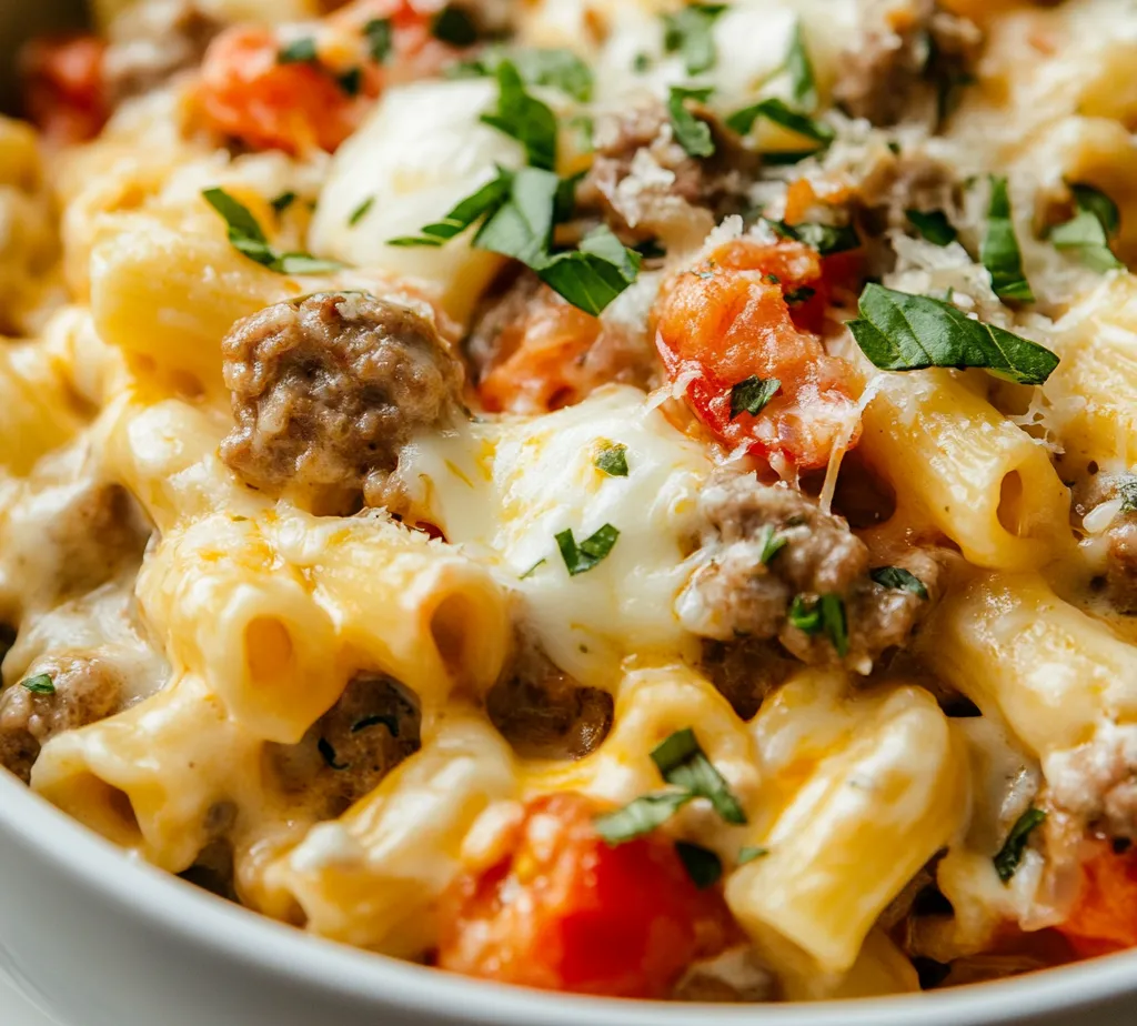Exploring the comfort of home-cooked meals, especially during busy weekdays, can be a delightful experience. One-Pot Cheesy Sausage Pasta Delight is an easy and satisfying dish that combines the rich flavors of Italian sausage with creamy cheeses and tender pasta. This recipe enables a hassle-free cooking process, making cleanup a breeze while still delivering mouthwatering results for your family and friends.