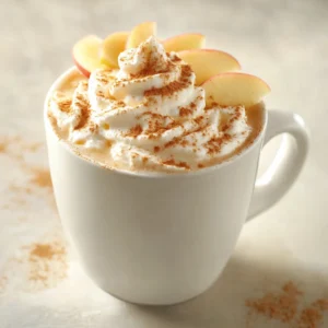 The Warm Apple Pie Latte is a delightful blend of flavors that captures the essence of autumn in a mug. This cozy beverage combines the richness of coffee with the spiced sweetness of apple cider, reminiscent of freshly baked apple pie. Perfect for chilly days, this latte offers a warm and comforting experience that invites you to savor each sip. With its inviting aroma and heartwarming taste, the Warm Apple Pie Latte is a fantastic way to relax and indulge, whether you're curling up with a good book or catching up with friends.