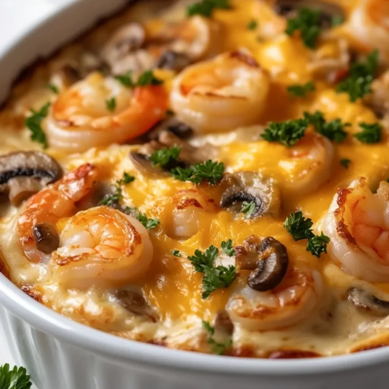 Exploring the delicious world of seafood can lead to extraordinary culinary experiences. One dish that embodies comfort and flavor is the Shrimp Casserole Extravaganza. This dish showcases tender shrimp bathed in creamy goodness, layered with rice and vegetables, all topped with melted cheddar cheese. It offers a delightful combination of textures with both creamy and crunchy elements, ensuring a satisfying meal.