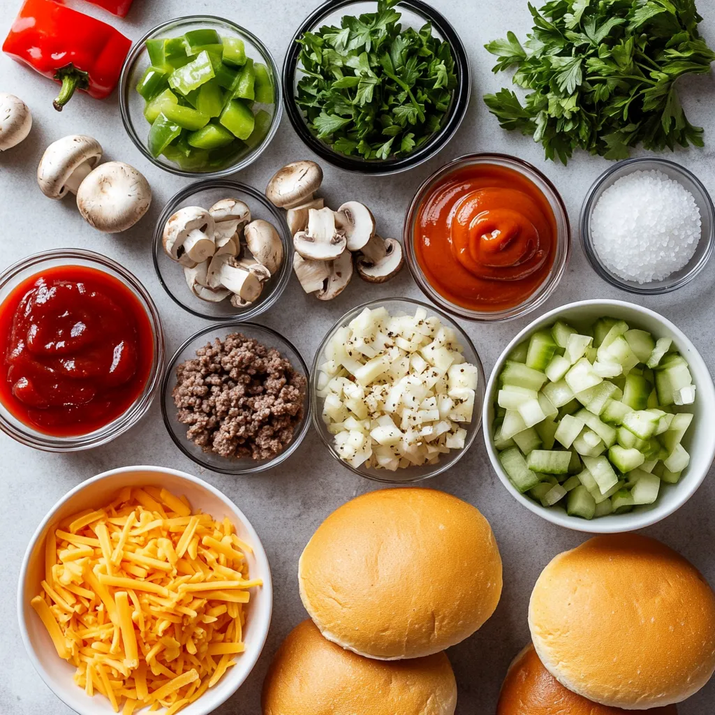 Exploring the savory world of comfort food, this Steakhouse Burger Sloppy Joes recipe combines the delightful essence of a classic backyard barbecue with the ease of a wholesome homemade meal. Perfect for casual gatherings or weeknight dinners, these sloppy joes are a scrumptious indulgence that brings everyone to the table. Rich with flavor and texture, they are not just your average sloppy joes; they elevate the traditional recipe with the addition of aromatic vegetables, a tangy and slightly sweet sauce, and the lusciousness of melted cheddar cheese.