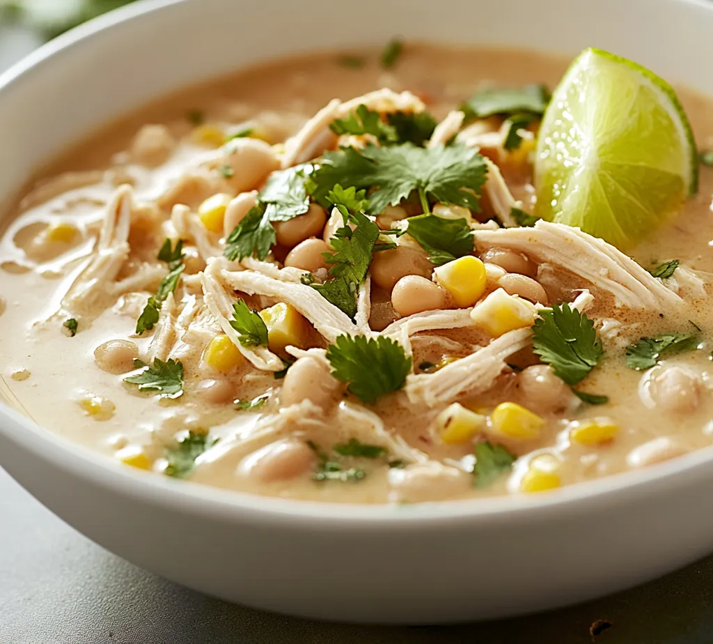 Creamy White Chicken Chili Extravaganza is a comforting dish that fills your home with inviting aromas, making it an ideal choice for chilly evenings or gatherings with friends and family. This recipe combines tender shredded chicken, hearty white beans, and a medley of spices simmered in a creamy broth, creating a luscious texture that soothes your palate. Perfect for weeknight dinners or a leisurely weekend meal, this chili offers hearty satisfaction and a wealth of flavors in every bowl.