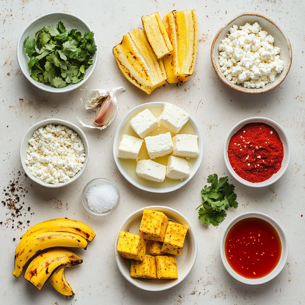 Understanding the allure of crispy textures and rich flavors, this recipe for Crispy Cheese-Stuffed Plantain Cups combines the natural sweetness of plantains with a savory cheese filling. With their crispy edges and cheesy interior, these plantain cups create a delightful contrast that's sure to impress. They are perfect as an appetizer for gatherings, an exciting snack for family movie nights, or even a unique addition to a brunch spread. The beauty of these cups lies in the versatility of the ingredients, which come together to form a flavor-packed bite that can suit various palates.