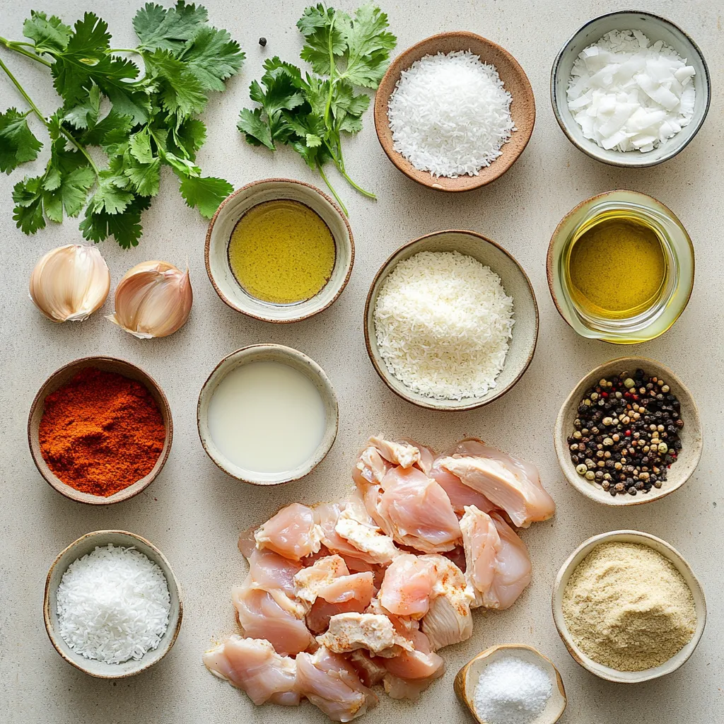 Coconut Chicken Delight is a vibrant and tantalizing dish that brings the tropical essence of coconut to the table. Featuring succulent boneless, skinless chicken thighs enveloped in a crunchy, coconut-infused crust, this recipe presents a harmonious blend of flavors and textures. The creamy coconut milk marinade imparts a rich depth of flavor, while the shredded coconut coating provides an irresistible crunch. This mouthwatering dish is not only a feast for the palate but also a visual delight, making it an excellent choice for family dinners, casual gatherings, or special occasions.