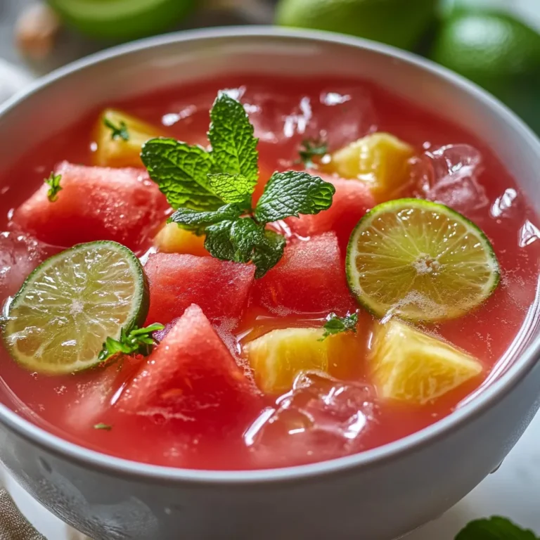 As the sun shines bright and the temperature rises, finding ways to stay cool becomes essential. Refreshing beverages are the perfect companions for summer days, providing not only hydration but also a burst of flavor that can elevate any occasion. Among the myriad options, the Watermelon Pineapple Sparkling Refresher stands out as a vibrant and invigorating drink that captures the essence of summer in every sip.