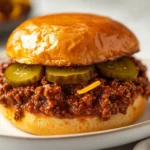 The savory slow cooker sloppy joes are a classic comfort food favorite that bring together robust flavors and delightful textures in an effortless way. This dish not only fills the stomach but also warms the soul, making it a perfect choice for family dinners, game days, or casual gatherings. The slow cooking process allows the ingredients to meld beautifully, creating a rich and hearty filling for your hamburger buns. The savory sauce coats the ground meat and vegetables, offering a symphony of tastes in every bite.