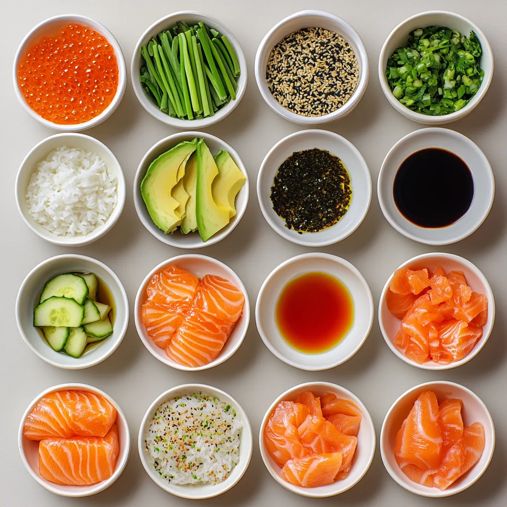 Salmon Crispy Rice Delight is a unique and delectable dish that combines the rich flavors of seared salmon with the satisfaction of crispy rice cakes. This dish beautifully juxtaposes textures, featuring the crunchy exterior of the rice cakes and the tender, flaky salmon on top. It is perfect for showcasing a special meal at home or serving as an elegant appetizer at gatherings.