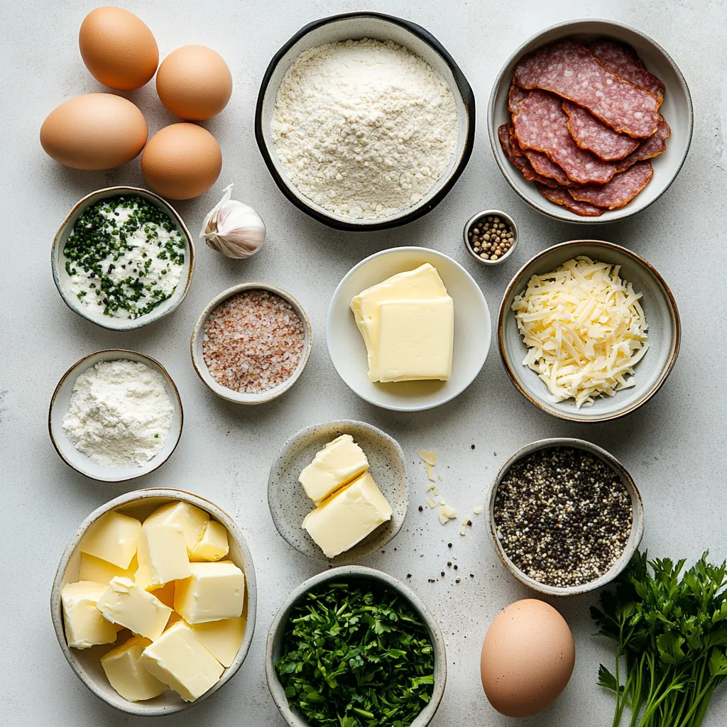 Dutch Baby Pancakes are a delightful signature dish that combines simplicity and impressive presentation in equal measure. Originating from German cuisine, these pancakes are known for their airy texture and rich flavors. Unlike traditional pancakes, Dutch Babies are baked in the oven, which allows them to puff up beautifully, creating a fluffy interior that is both soft and satisfying. The savory twist of this recipe featuring fresh herbs and cheese offers a unique take that can easily transition from a delightful breakfast to an elegant brunch or a quick weeknight dinner.