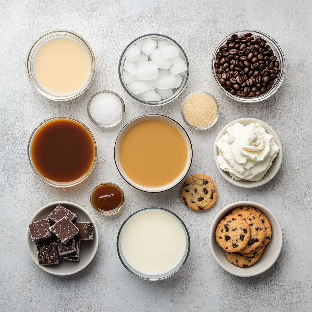 The Caramel Cookie Crumble Frappe Delight is a delightful beverage that tantalizes the senses with its luxurious texture and flavor profile. This creamy, sweet drink combines the rich taste of chilled coffee with the indulgence of caramel sauce and the delightful crunch of cookies. It’s an ideal treat for various occasions, whether it's a summer afternoon pick-me-up, a dessert for a special gathering, or simply a personal indulgence after a long day.