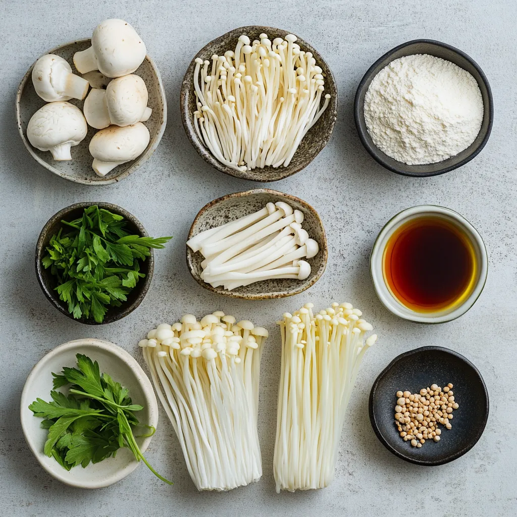 Crispy fried enoki mushrooms are a delightful culinary treat that combines unique textures and flavors, making them a popular snack or appetizer choice. These slender, delicate mushrooms take on a beautifully crisp exterior when fried, providing a satisfying crunch that complements their subtle, earthy taste. Whether served as a part of a larger meal or as a stand-alone snack, crispy fried enoki mushrooms are both versatile and enjoyable.