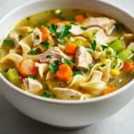 Turkey noodle soup is a comforting dish that perfectly encapsulates the spirit of Thanksgiving, providing a heartwarming way to utilize leftover turkey. This delightful recipe transforms simple ingredients into a cozy bowl of flavor, ideal for family gatherings or a casual meal during the colder months. The richness of the broth, combined with tender vegetables and perfectly cooked noodles, creates a satisfying experience that evokes memories of holiday feasts.