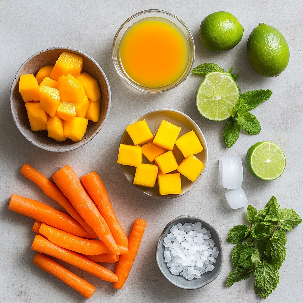Carrot mango refresher is a vibrant and nutritious beverage that’s perfect for hot summer days or as a quick pick-me-up at any time of the year. This delightful drink merges the earthy sweetness of fresh carrots with the bright, tropical flavor of ripe mangoes. Not only is it delicious, but this concoction is also a powerhouse of essential vitamins and hydration that can rejuvenate your body and mind.
