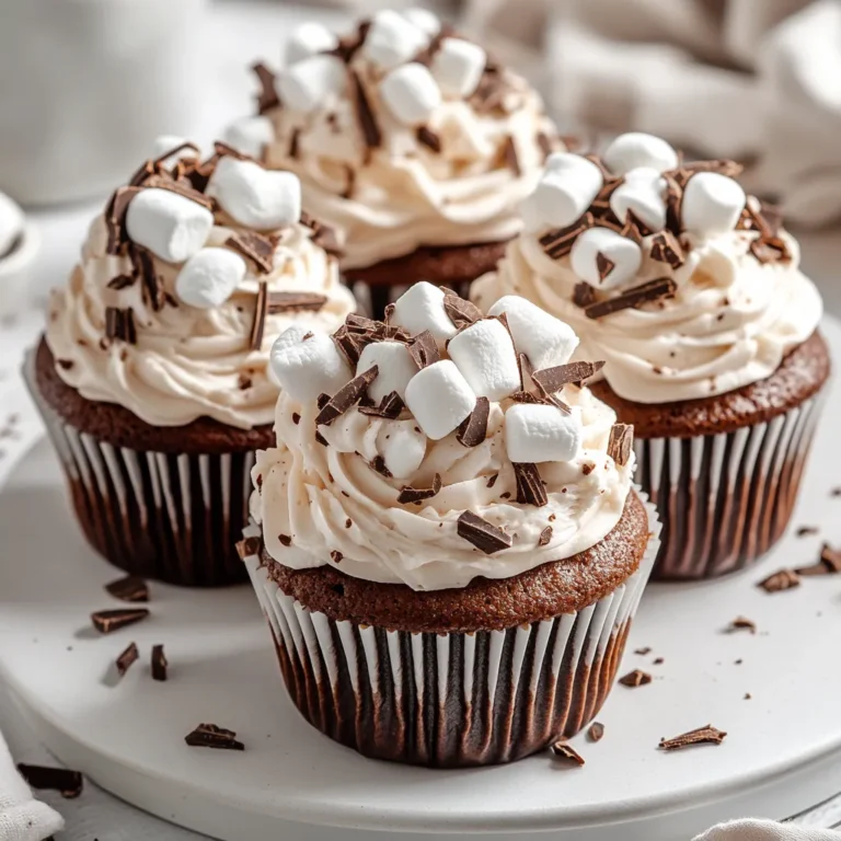 Exploring the delightful world of cupcakes, this decadent hot chocolate whipped cream cupcake recipe stands as the perfect treat for chilly days or special occasions. Each cupcake is a mini celebration, combining rich chocolate flavors with a luscious whipped cream topping. Adorned with playful mini marshmallows, they promise to engage your palate and elevate your dessert experience. Whether you're hosting a winter gathering, a birthday party, or simply indulging on a cozy night in, these cupcakes will undoubtedly impress your guests and satisfy your sweet tooth.