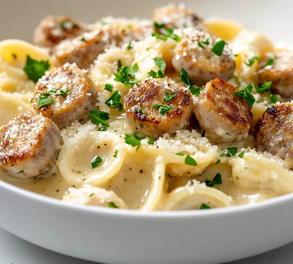 This article explores the delightful combination of Garlic Butter Sausage Bites with Creamy Parmesan Pasta. This recipe is a perfect fusion of savory Italian sausage, rich garlic butter, and a luxuriously creamy pasta sauce. Ideal for a weeknight dinner or an impressive gathering, this dish tantalizes the taste buds while offering comforting, rich flavors. The warmth of the garlic butter perfectly complements the savory notes of the sausage, creating a meal that is not only delicious but also fulfilling.