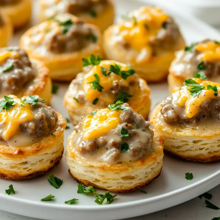 Exploring delightful bites of flavor can elevate any gathering or meal. One such culinary gem is the Mini Sausage Gravy Biscuit Bites, perfect for brunch or as a party appetizer. These irresistible mini bites encapsulate the essence of comfort food through their rich sausage gravy, held within buttery biscuits, making them a hit for kids and adults alike. With layers of savory breakfast sausage, creamy homemade gravy, and melting cheddar cheese, every bite promises a delicious explosion of flavor.