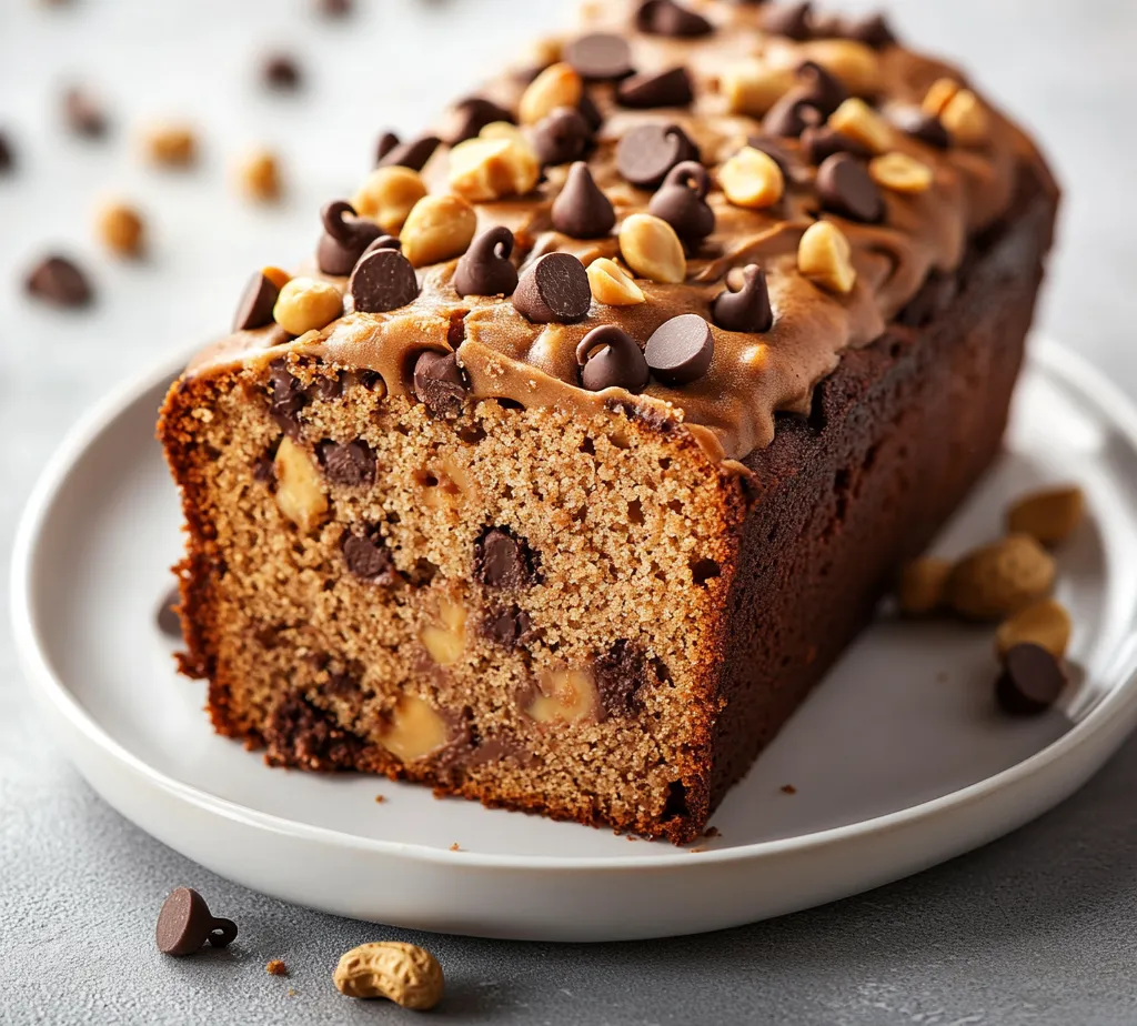 The Peanut Butter Chocolate Chip Loaf Cake is a delightful dessert that combines the rich, creamy flavor of peanut butter with sweet, melt-in-your-mouth chocolate chips. This loaf cake is the perfect treat for various occasions—it can be served at family gatherings, enjoyed as a sweet breakfast, or savored as a late-night snack. Its moist texture and sweet aroma make it an irresistible choice for peanut butter and chocolate lovers alike.