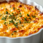 Exploring comfort food, Cheesy Hashbrown Casserole Delight stands out as a crowd favorite. Perfect for family gatherings or cozy dinners, this dish combines creamy, cheesy goodness with the tender texture of hashbrowns. The harmonious blend of flavors makes it a comforting staple on many dinner tables. Whether served as a hearty side dish or a satisfying main course, the casserole offers layers of flavor and warmth, promising to leave everyone at the table asking for seconds.