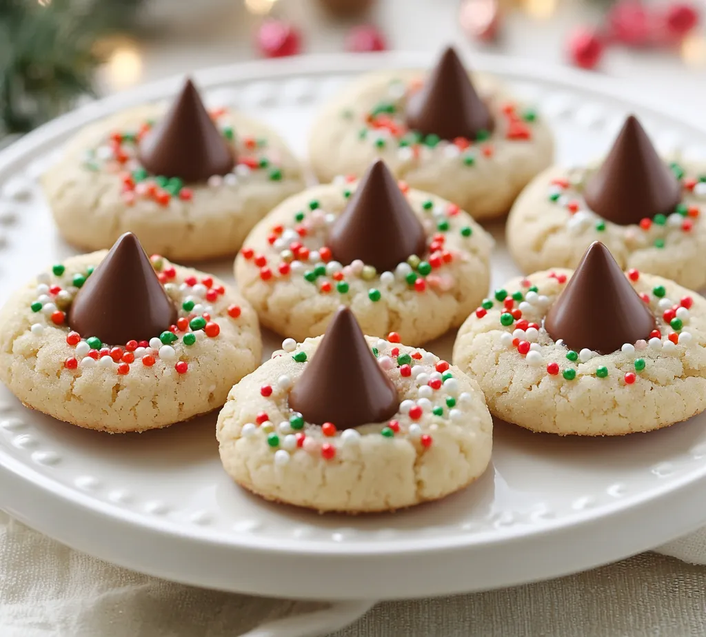 The holiday season is a time for celebration, family gatherings, and of course, sweet treats. Among the plethora of festive desserts, Christmas Kiss Cookies stand out as a delightful blend of flavors and a visual treat. This recipe for Christmas Kiss Cookies will guide you through creating soft, buttery cookies topped with iconic Hershey's Kisses for a festive touch. The combination of buttery sweetness with the rich chocolate center makes these cookies not only delicious but also a perfect centerpiece for holiday festivities.
