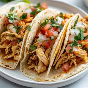 Garlic Butter Honey BBQ Chicken Tacos are not just a meal; they are a celebration of flavors that delight the palate with each bite. These tacos bring together tender, juicy chicken thighs coated in a luscious garlic butter sauce paired with sweet and savory BBQ sauce. With the combination of spices and fresh toppings, these tacos cater to both comfort food lovers and those seeking a quick, satisfying dish.