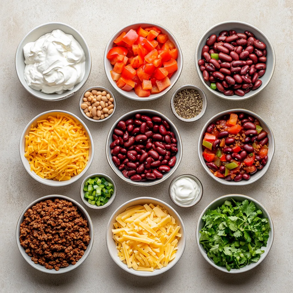 Heavenly Beef Chili Extravaganza is a robust and flavorful dish that encapsulates the essence of comfort food. This hearty chili combines tender ground beef with a medley of fresh vegetables and a rich blend of spices, creating a delightful symphony of flavors in every bite. Perfectly balanced, it’s the ultimate dish for chilly evenings, family gatherings, or casual get-togethers with friends. The warm and inviting aroma that fills your kitchen while this chili simmers is enough to make anyone feel at home.