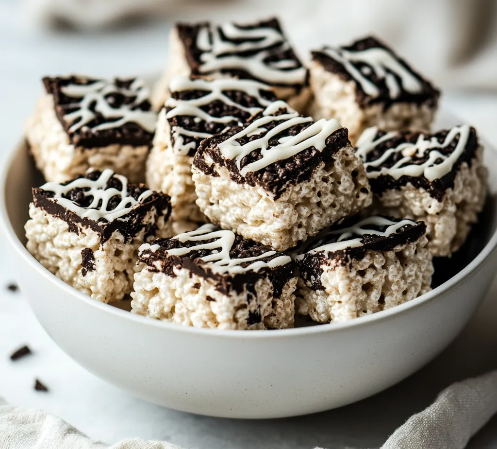The perfect blend of nostalgia and indulgence, Cookies and Cream Rice Krispie Treats offer a delightful twist on the classic dessert. These treats combine the airy crunch of Rice Krispies with the sweetness of marshmallows and the chocolatey richness of cookies, resulting in a dessert that’s satisfying in both flavor and texture. Ideal for sharing with family and friends, they transform any gathering into a special occasion, whether it’s a birthday party, a school event, or simply a cozy day at home.