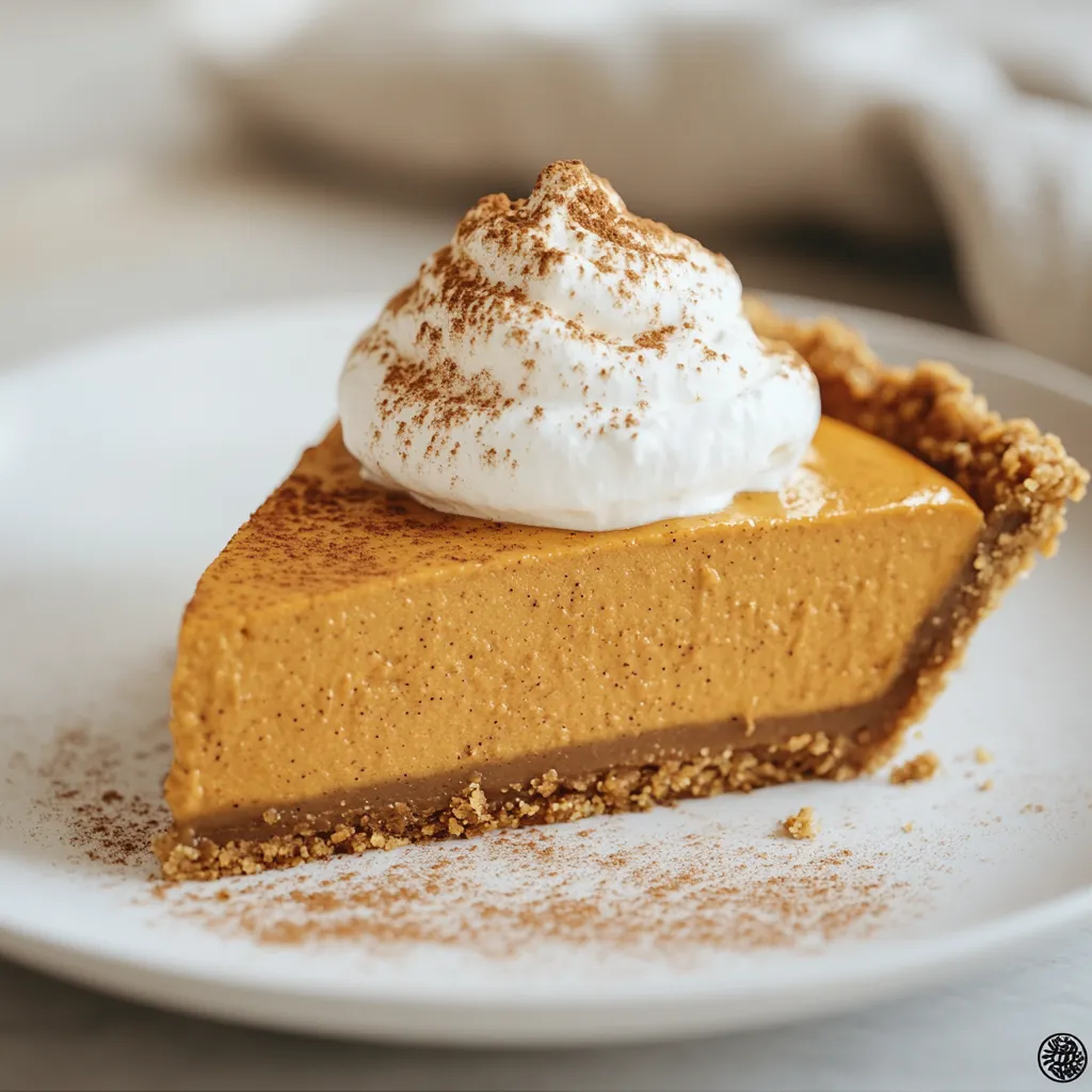 Explore the delightful world of Pumpkin Spice Chiffon Pie Delight, a treat that captures the essence of autumn in every bite. This luscious pie, with its airy filling and spiced pumpkin flavor, is a celebration of seasonal ingredients. The pumpkin puree combined with warm spices creates a flavor profile that is comforting and nostalgic. Ideal for various occasions, this pie can grace your Thanksgiving table or serve as a sweet finish to a fall dinner party. Its light and fluffy texture stands in contrast to more traditional, denser desserts, making it a refreshing choice for anyone's dessert lineup.