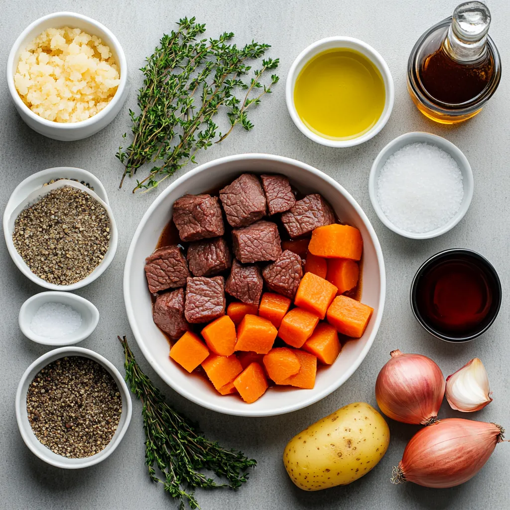 The Hearty Slow-Cooked Beef Roast is a quintessential comfort food that transforms simple ingredients into a rich and flavorful dish. This slowly cooked roast is perfect for family gatherings or a cozy dinner at home, delivering tender meat and perfectly cooked vegetables that meld together beautifully in a savory gravy. As the roast cooks, the aromas that fill your kitchen are both inviting and mouthwatering, setting the perfect ambiance for a comforting meal.