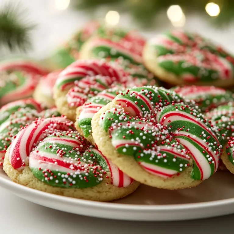 The holiday season beckons with the joys of baking, and what better way to celebrate than with Festive Candy Cane Delight Cookies? These vibrant cookies combine delightful flavors of peppermint and vanilla with a visually striking presentation that captures the spirit of the season. The vibrant reds and greens swirl together in a delightful way that not only pleases the eye but also evokes the warmth and cheer of holiday celebrations. Perfect for holiday parties, cozy family gatherings, or as homemade gifts, these cookies are a delicious embodiment of holiday cheer that everyone can appreciate.