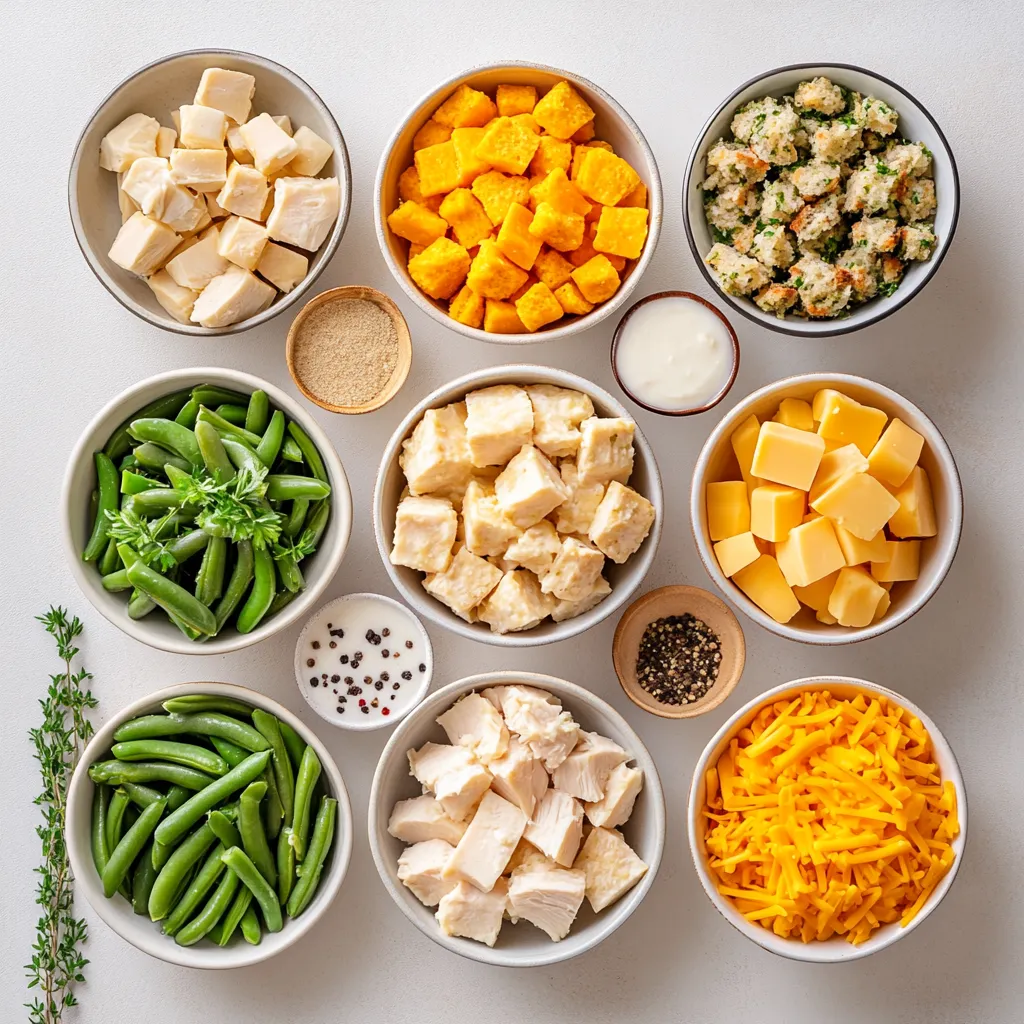 The allure of a comforting, home-cooked meal is undeniable, and the Crockpot Chicken with Savory Stuffing and Crisp Green Beans delivers on that promise. This dish combines tender chicken breasts with flavorful stuffing and fresh green beans, all cooked to perfection in a slow cooker. Ideal for busy days, it brings convenience and taste together in one hearty bowl. With a few basic ingredients, this recipe not only satisfies hunger but also fits seamlessly into your everyday schedule.