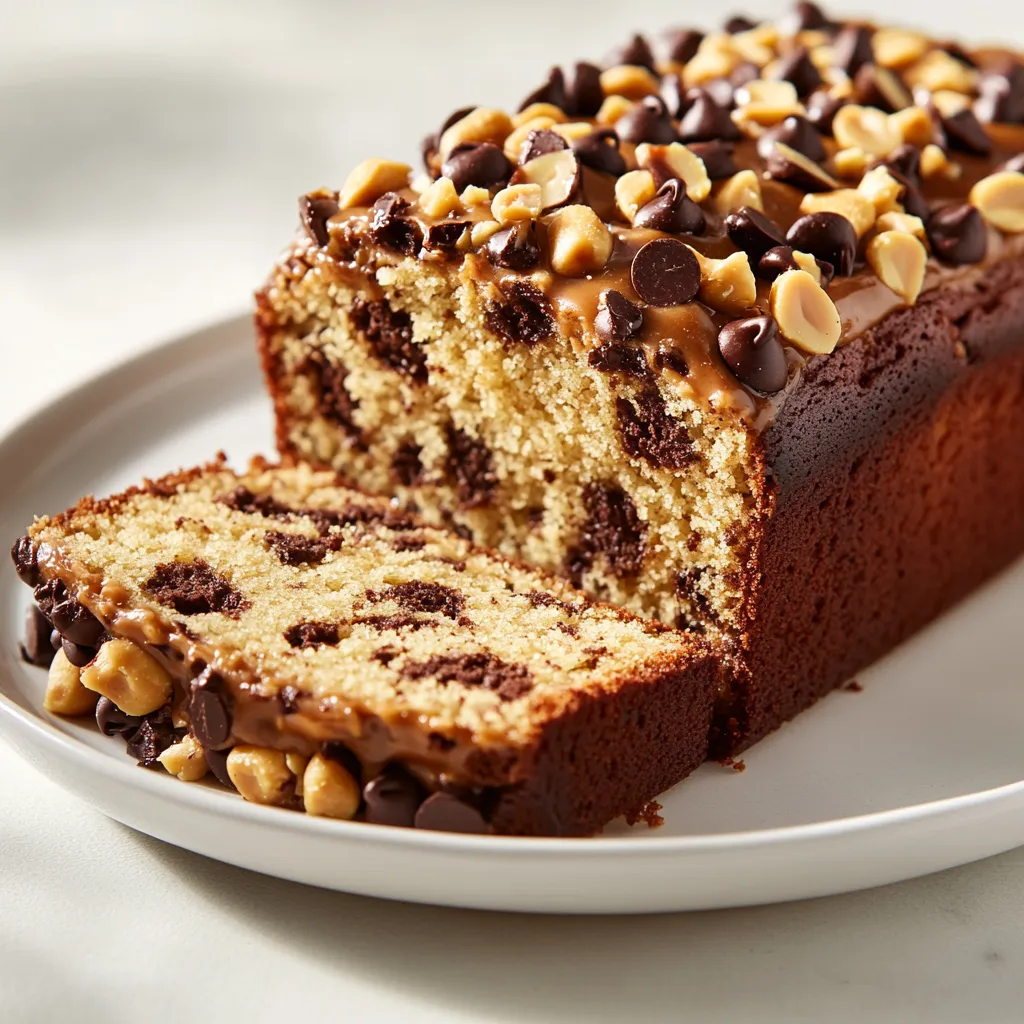 The Peanut Butter Chocolate Chip Loaf Cake is a delightful dessert that combines the rich, creamy flavor of peanut butter with sweet, melt-in-your-mouth chocolate chips. This loaf cake is the perfect treat for various occasions—it can be served at family gatherings, enjoyed as a sweet breakfast, or savored as a late-night snack. Its moist texture and sweet aroma make it an irresistible choice for peanut butter and chocolate lovers alike.