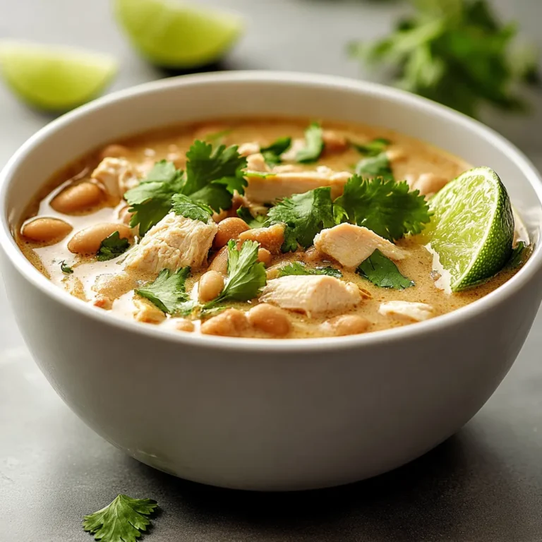 Delve into the hearty world of comfort food with this creamy white chicken chili recipe. Perfect for cozy evenings or gatherings, this dish combines tender chicken, savory spices, and creamy textures to create a satisfying meal that will delight your taste buds. Packed with flavor and nutrition, this chili stands out with its creamy texture and the subtle heat from the spices. It is an excellent choice for family dinners, potlucks, or even meal prep for the week ahead.