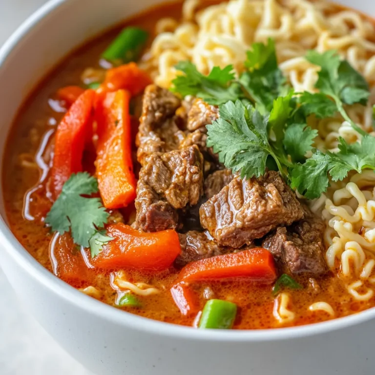 Exploring the depth of flavors in Spicy Slow Cooker Beef Curry Ramen reveals the unique culinary traditions that meld together in a single, satisfying dish. This recipe not only highlights the robust taste of beef but also embraces aromatic spices that build complexity in flavor. Utilizing the convenience of a slow cooker, this dish promises simplicity in preparation while delivering a rich culinary experience that warms both body and soul.