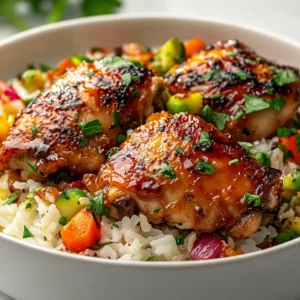 One-pan meals have become a staple in home kitchens for many reasons. They simplify the cooking process by reducing the number of dishes used and ensuring a harmonious blend of flavors. The Sweet and Savory One-Pan Honey BBQ Chicken with Rice embodies this concept perfectly. It not only brings forth a delightful combination of tastes and textures but also streamlines cleanup, making it an excellent choice for busy weeknights.